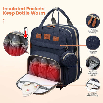 3 In 1 Diaper Bag Backpack