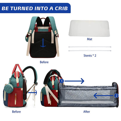 3 In 1 Diaper Bag Backpack